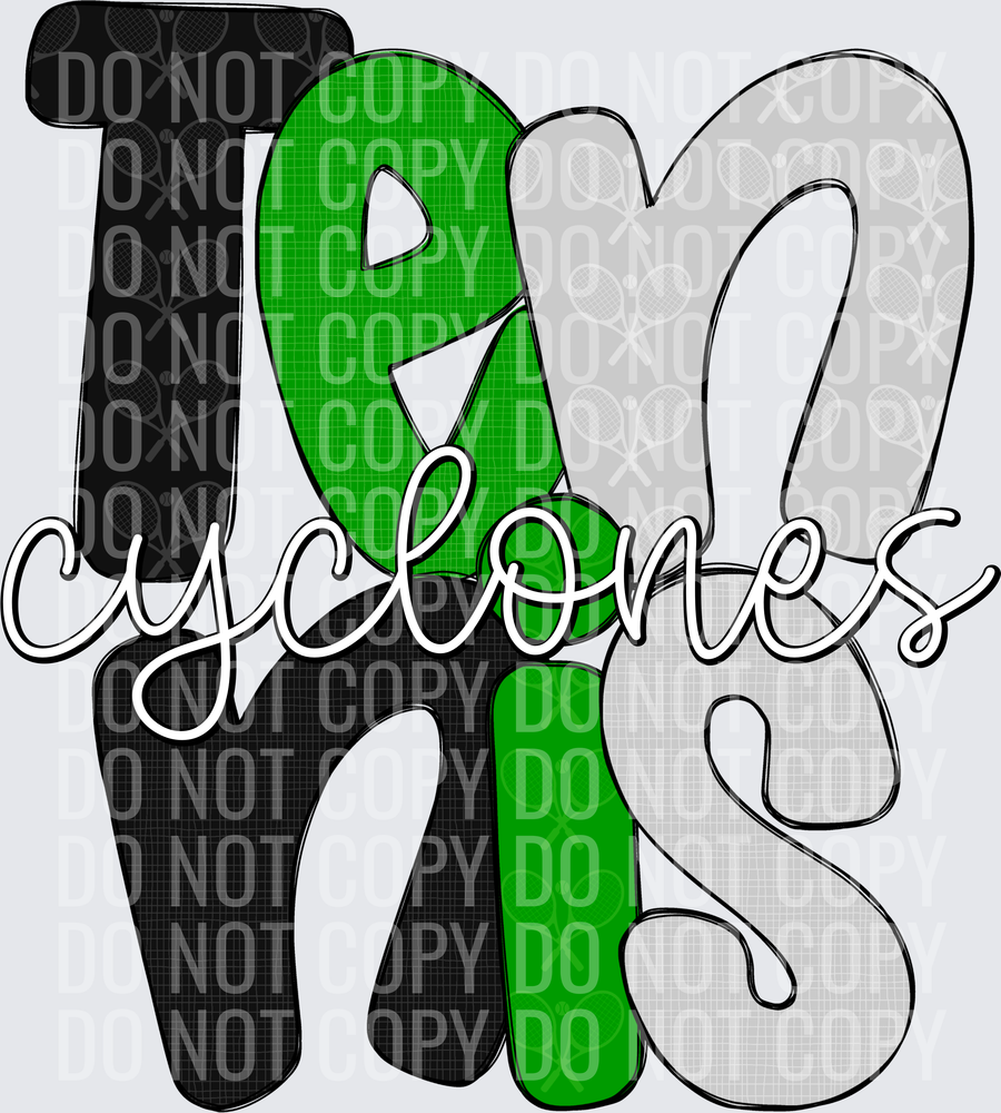 CyclonesBlackGreenSilver-Tennis