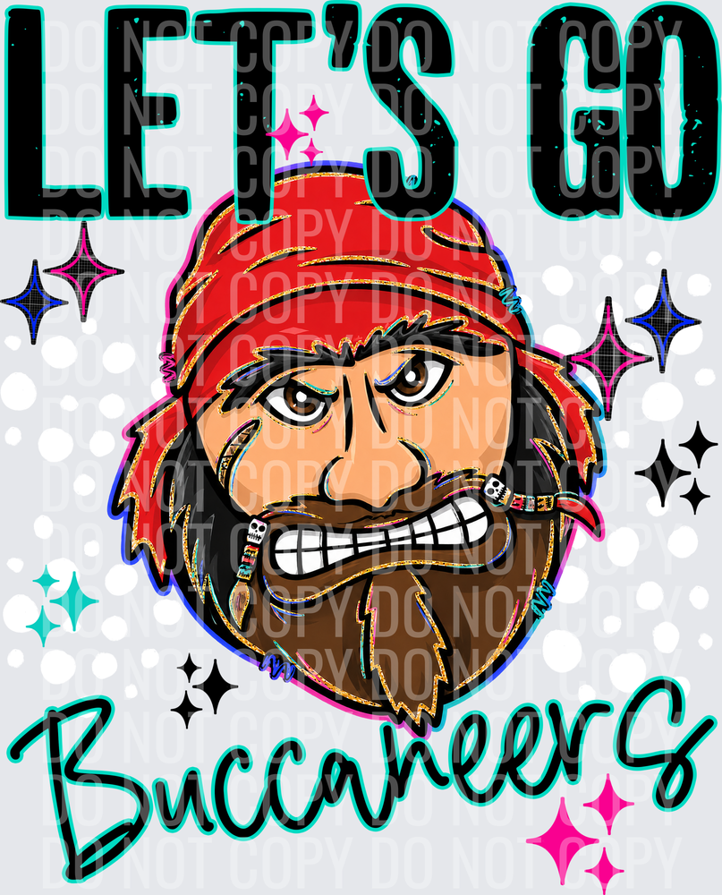 LETS GO MASCOTS BUCCANEERS