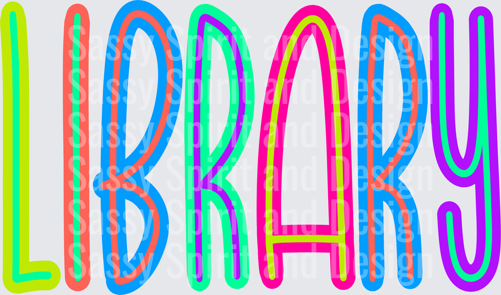 Back to School Brights Library