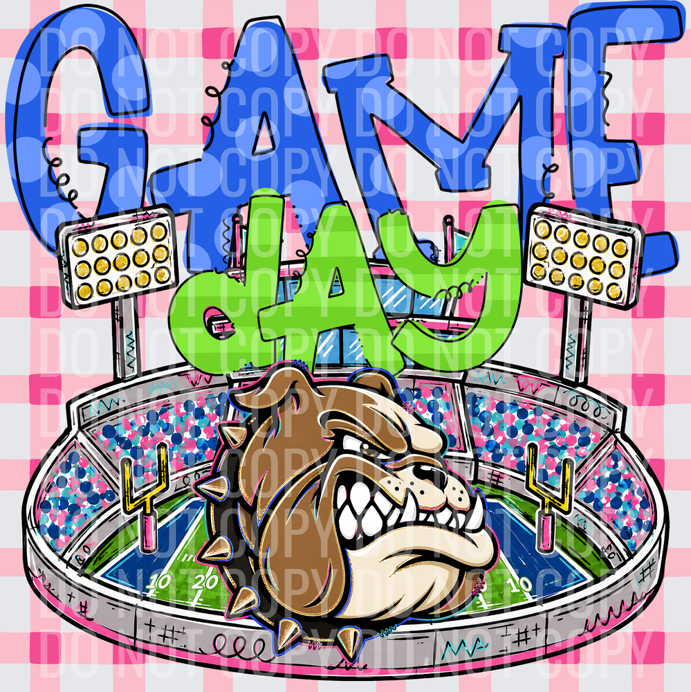 KayndiDesigns 08.26 Game Day Stadium Bulldogs