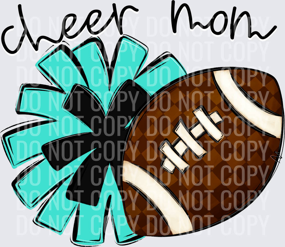 Cheer Mom - CC0926-0022 - Turquoise