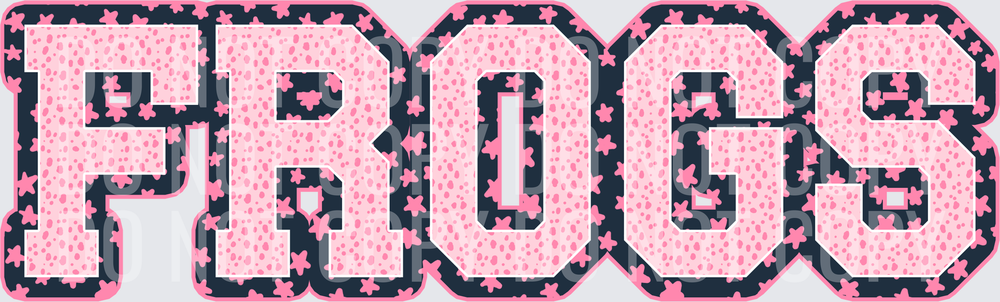 KayndiDesigns 08.26 Varsity Stars Frogs