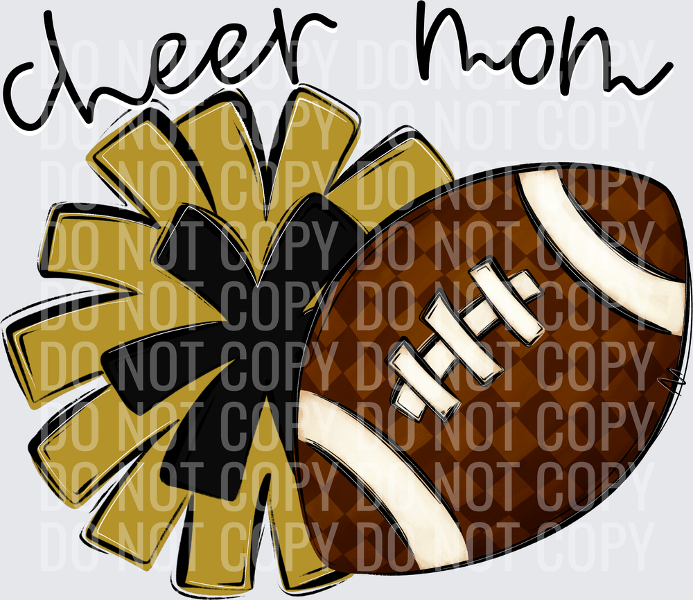 Cheer Mom - CC0926-0022 - Gold