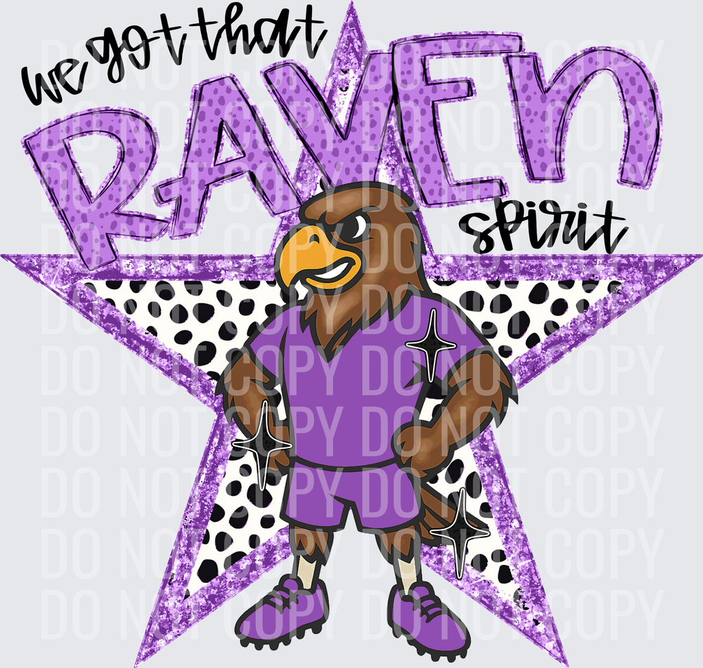 KayndiDesigns 09.26 We Got That Spirit Raven Purple