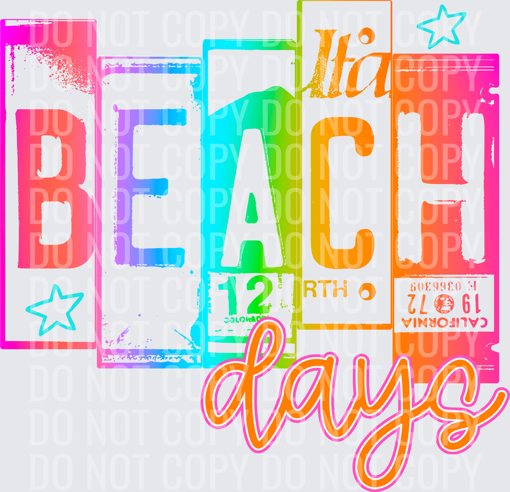 BEACH DAYS LICENSE