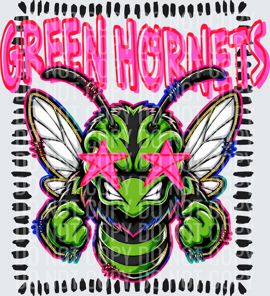 KayndiDesigns 08.26 Starstruck Green Hornets