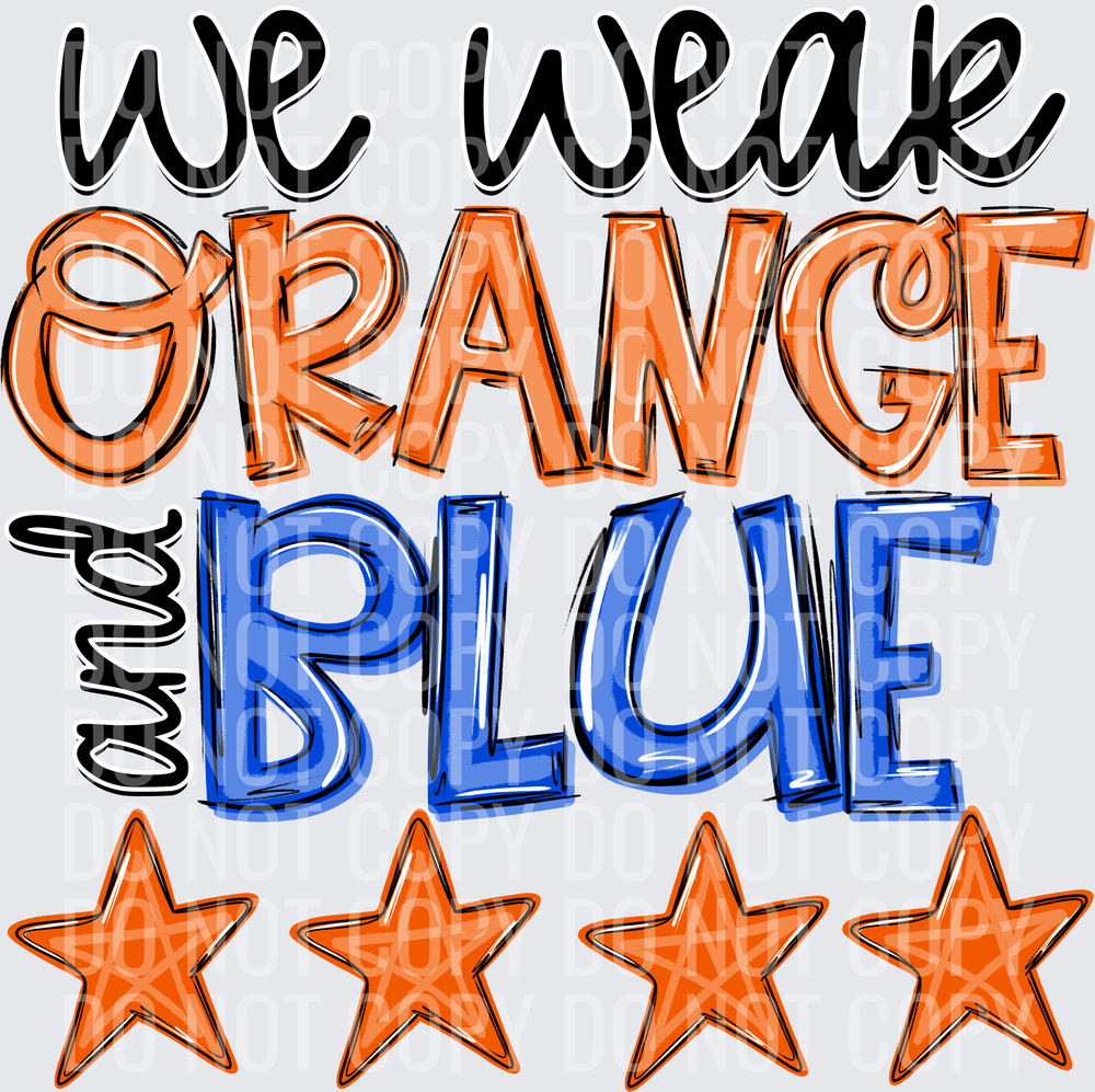 Orange & Blue