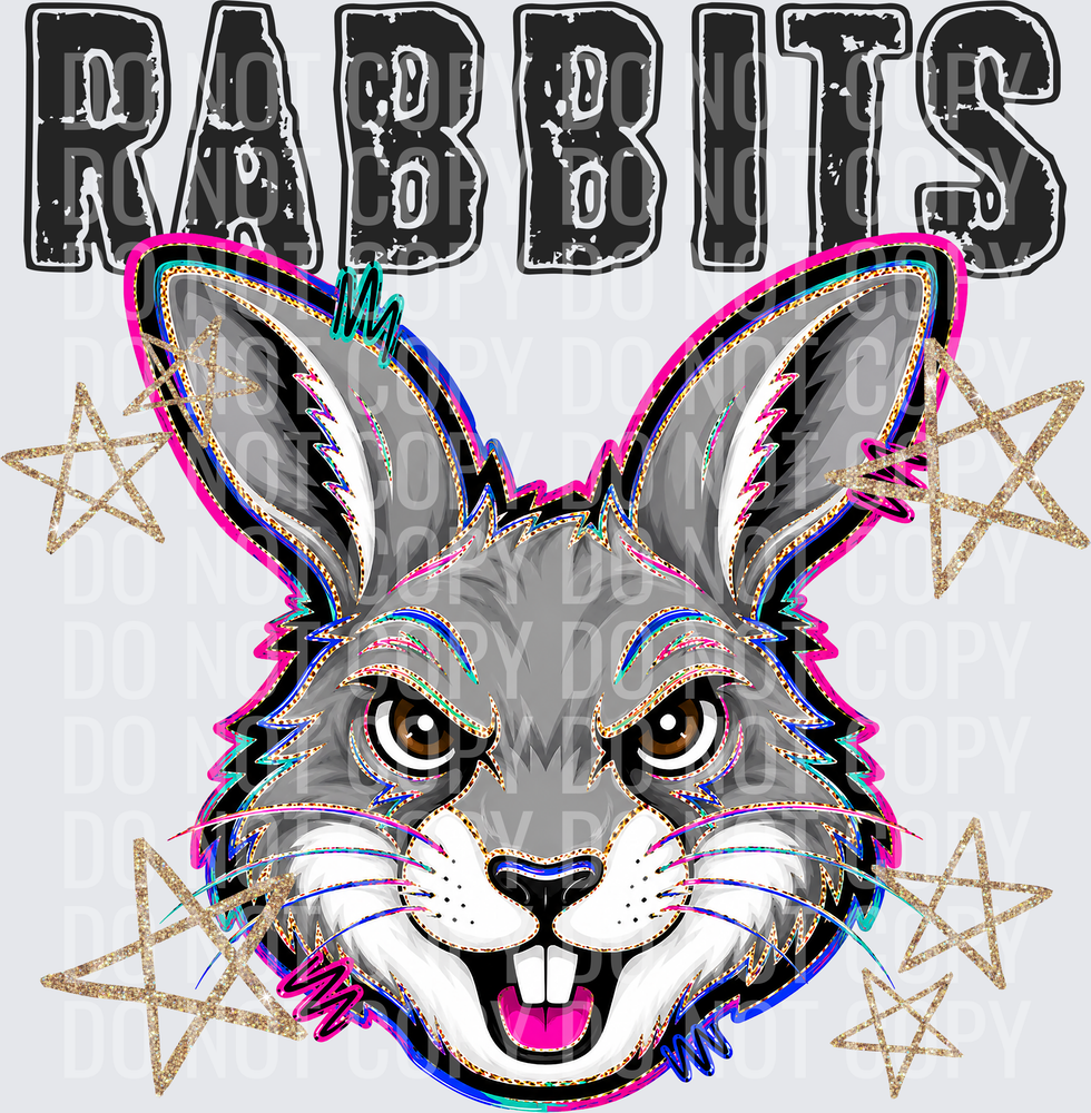 KayndiDesigns 08.26 Grunge Varsity Rabbits