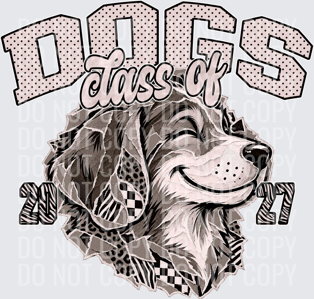 KayndiDesigns 10.26 Class of 2027 Neutral Dogs