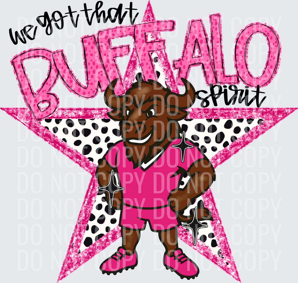 KayndiDesigns 09.26 We Got That Spirit Buffalo Pink