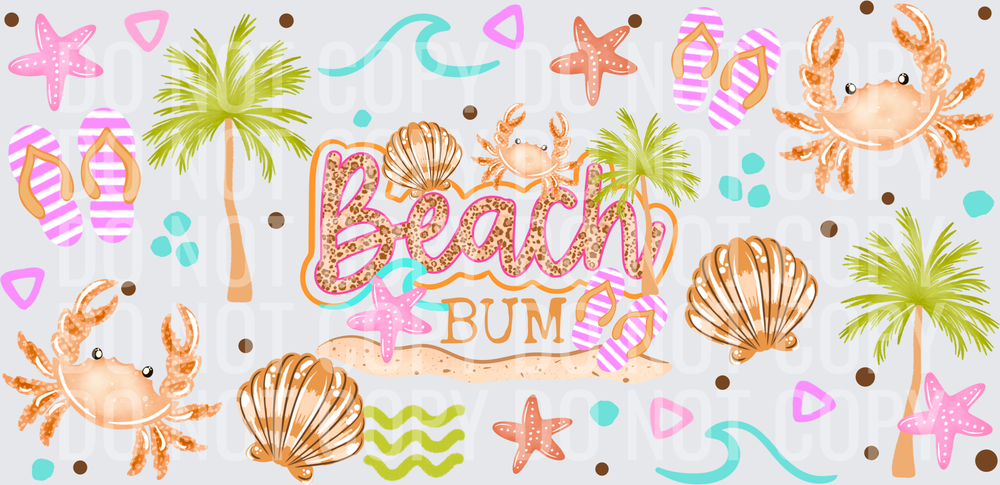 Beach bum 16 Oz