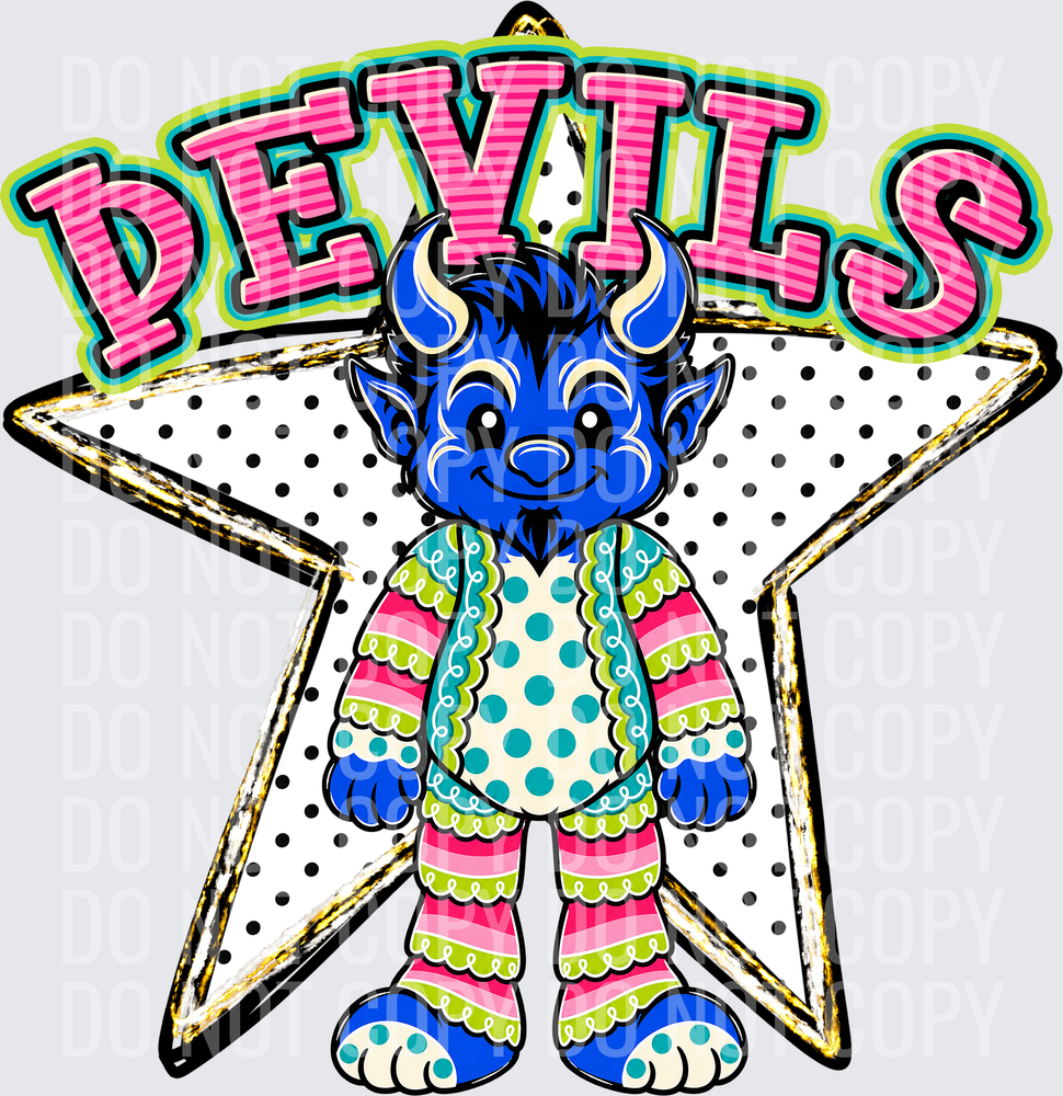 KayndiDesigns 10.26 Pattern Parade Star Devils