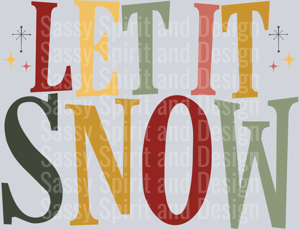 Vintage Let It Snow
