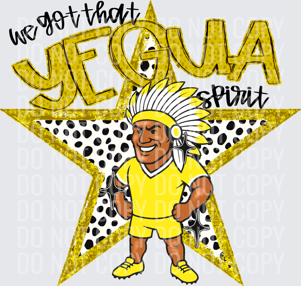 KayndiDesigns 09.26 We Got That Spirit Yegua Yellow