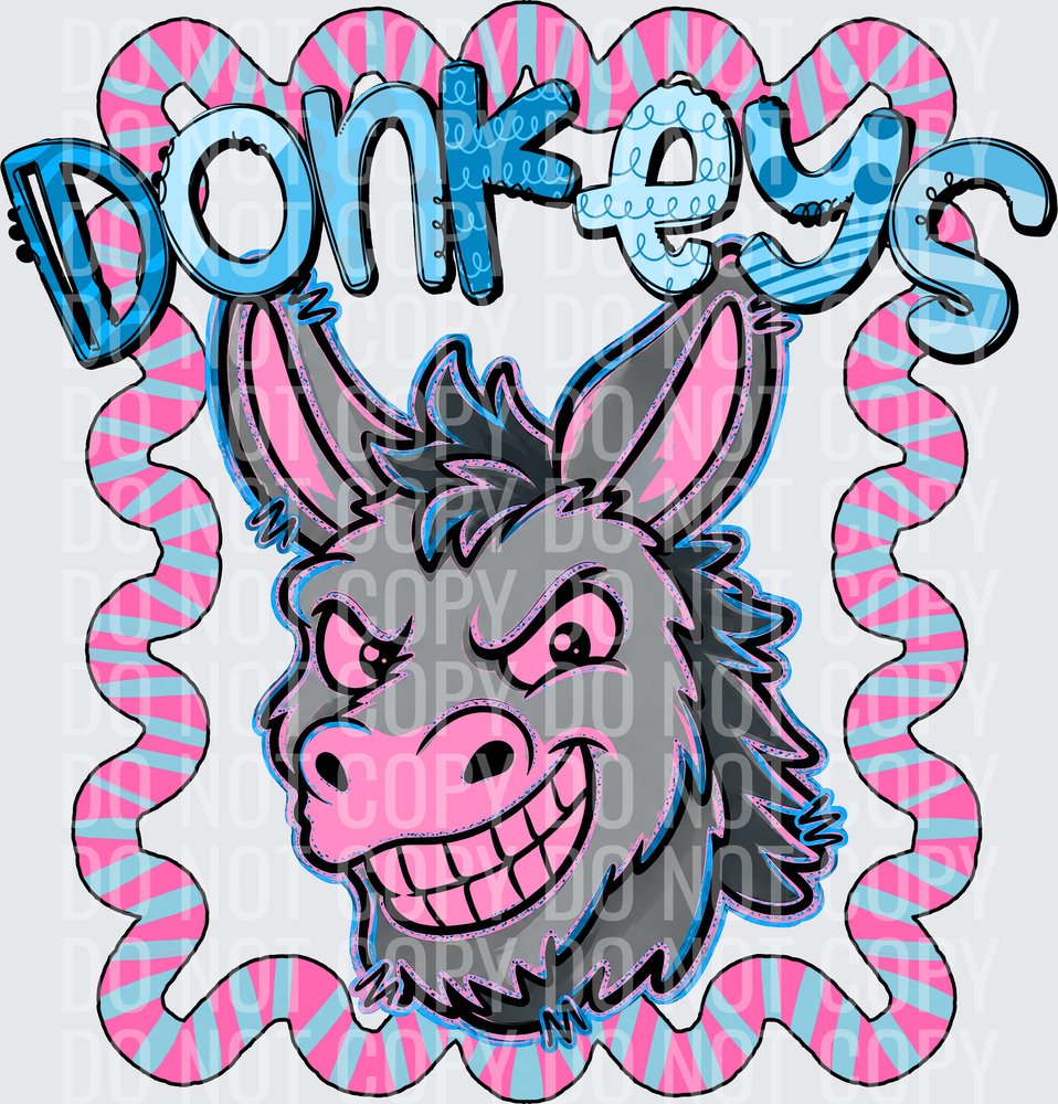 KayndiDesigns 08.26 Whimsy Donkeys