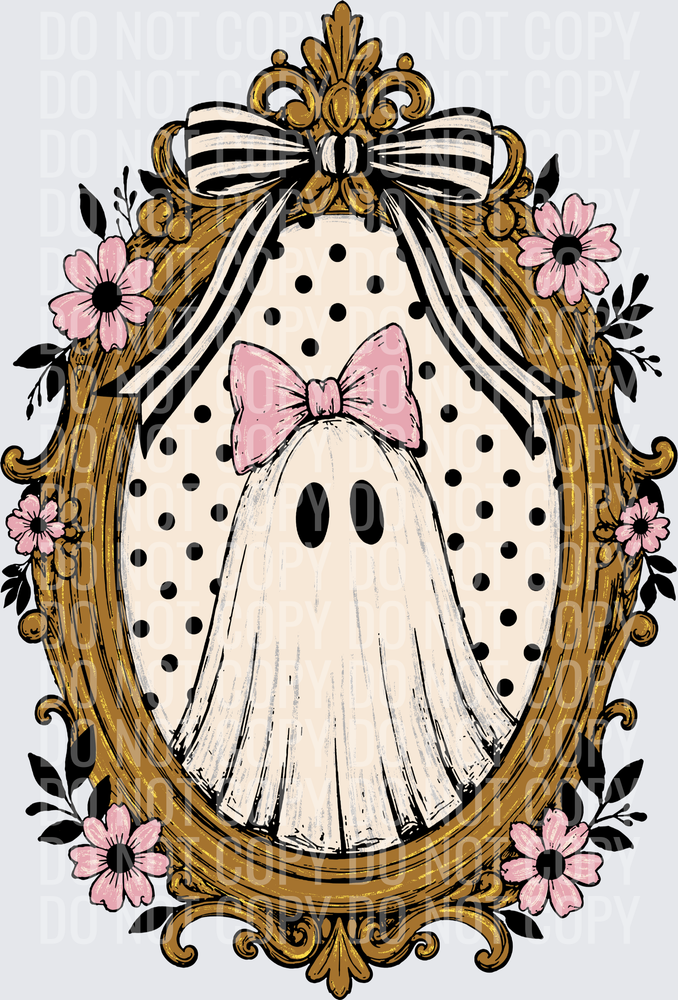 Vintage Framed Ghost