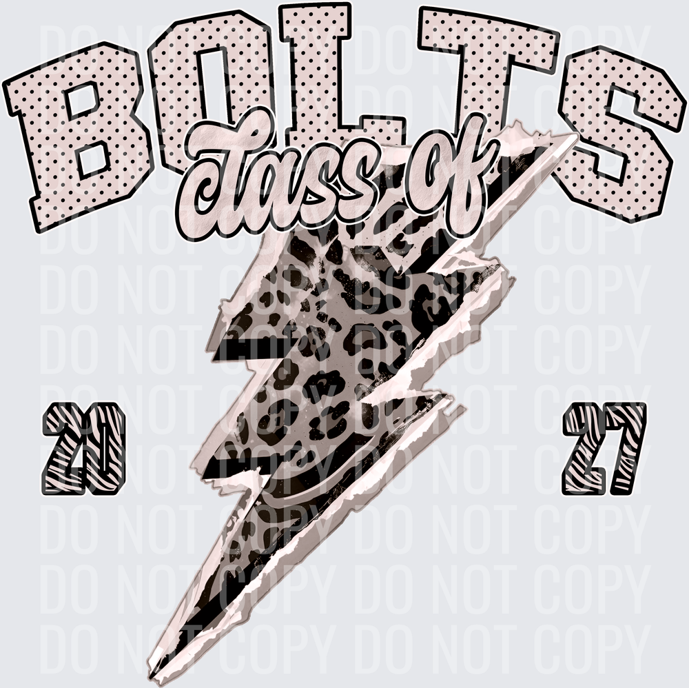 KayndiDesigns 10.26 Class of 2027 Neutral Bolts