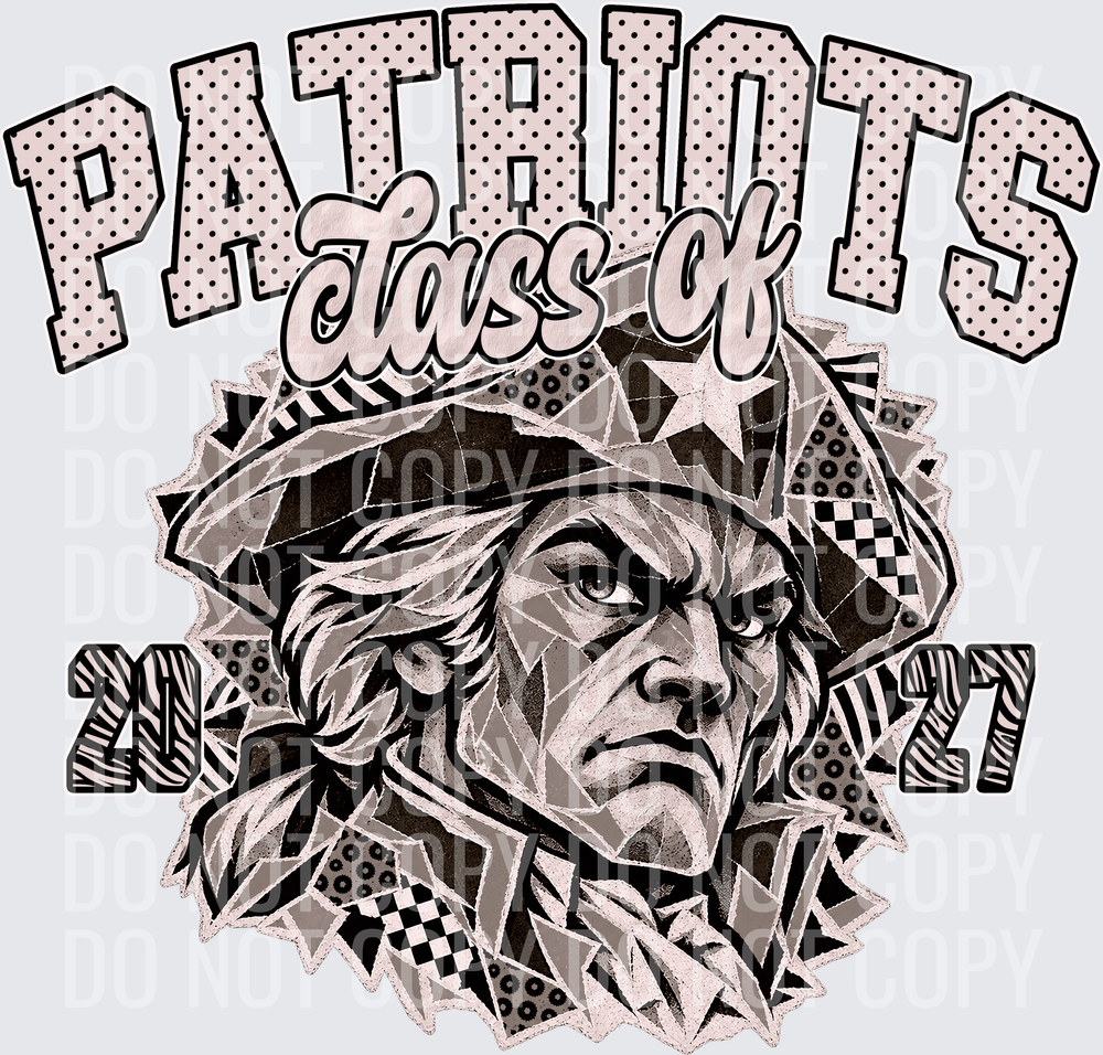 KayndiDesigns 10.26 Class of 2027 Neutral Patriots