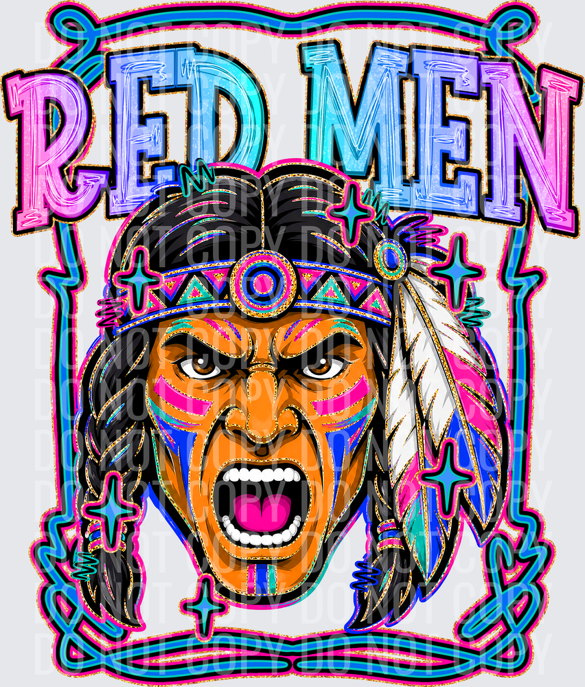 KayndiDesigns 08.26 Retro Pop Red Men