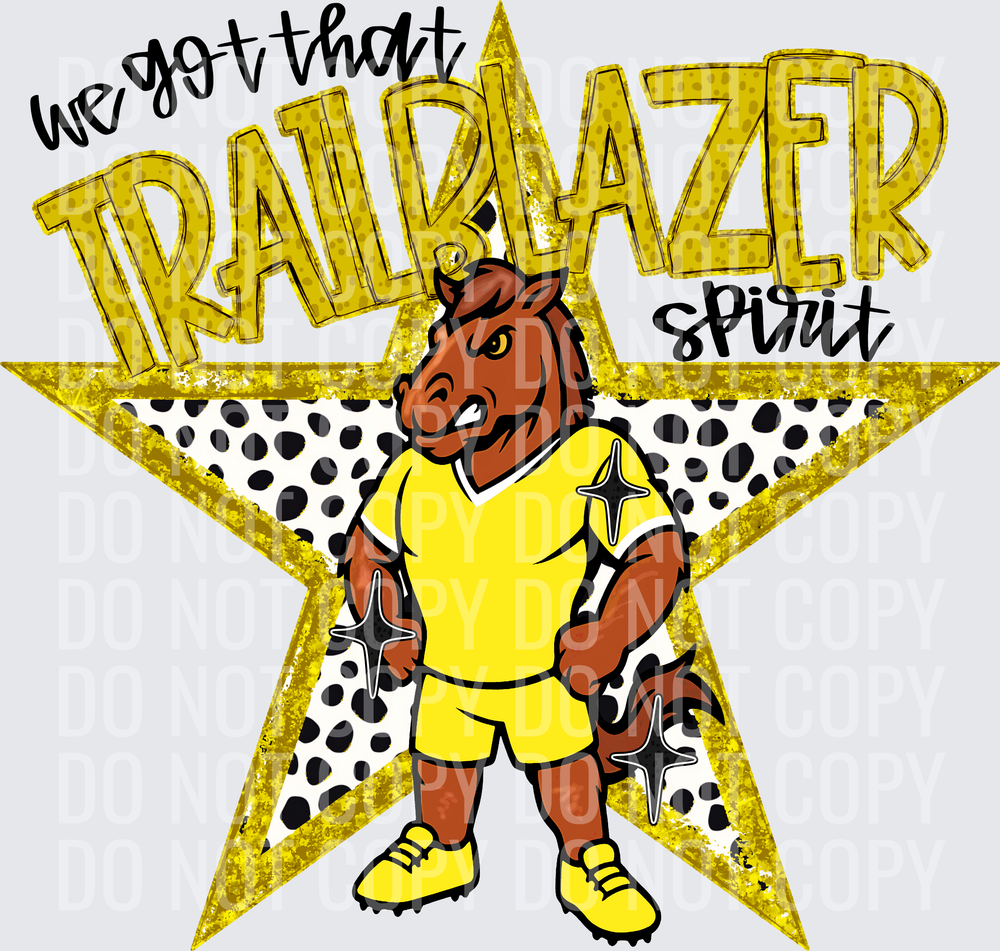 KayndiDesigns 09.26 We Got That Spirit Trailblazer Yellow