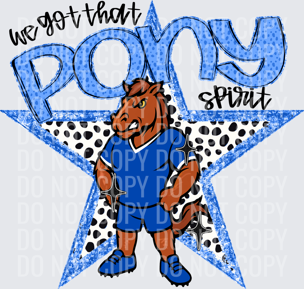 KayndiDesigns 09.26 We Got That Spirit Pony Blue
