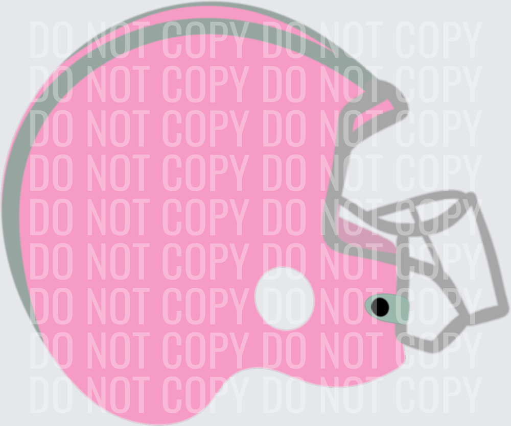 PINK FOOTBALL PENNANT CLIP ART