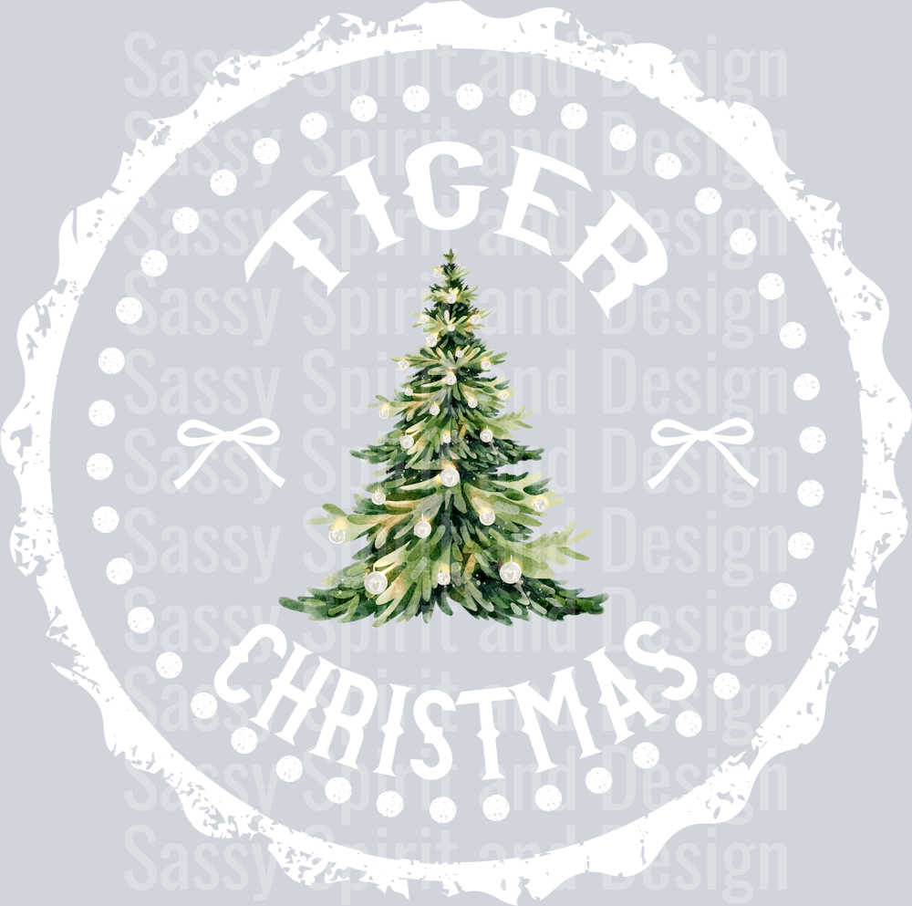 TIGER CHRISTMAS STAMP