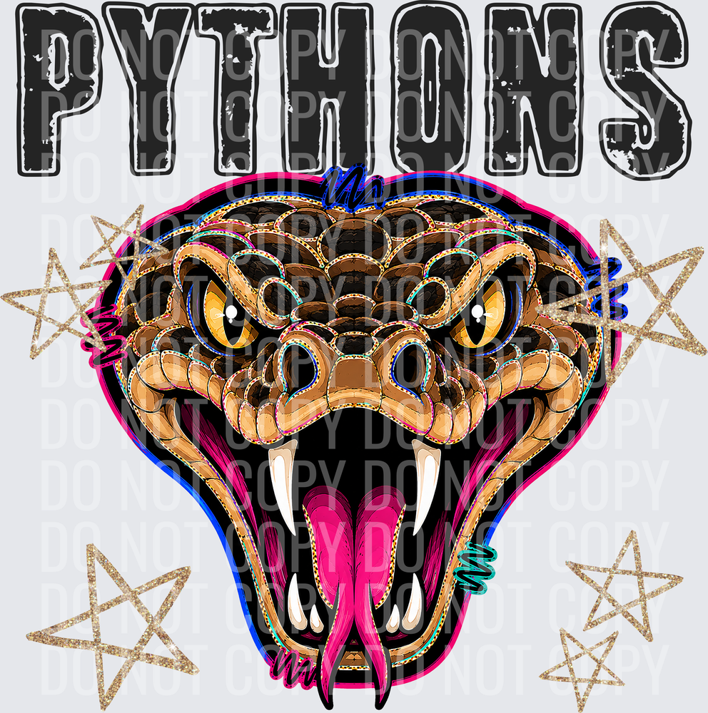 KayndiDesigns 08.26 Grunge Varsity Pythons