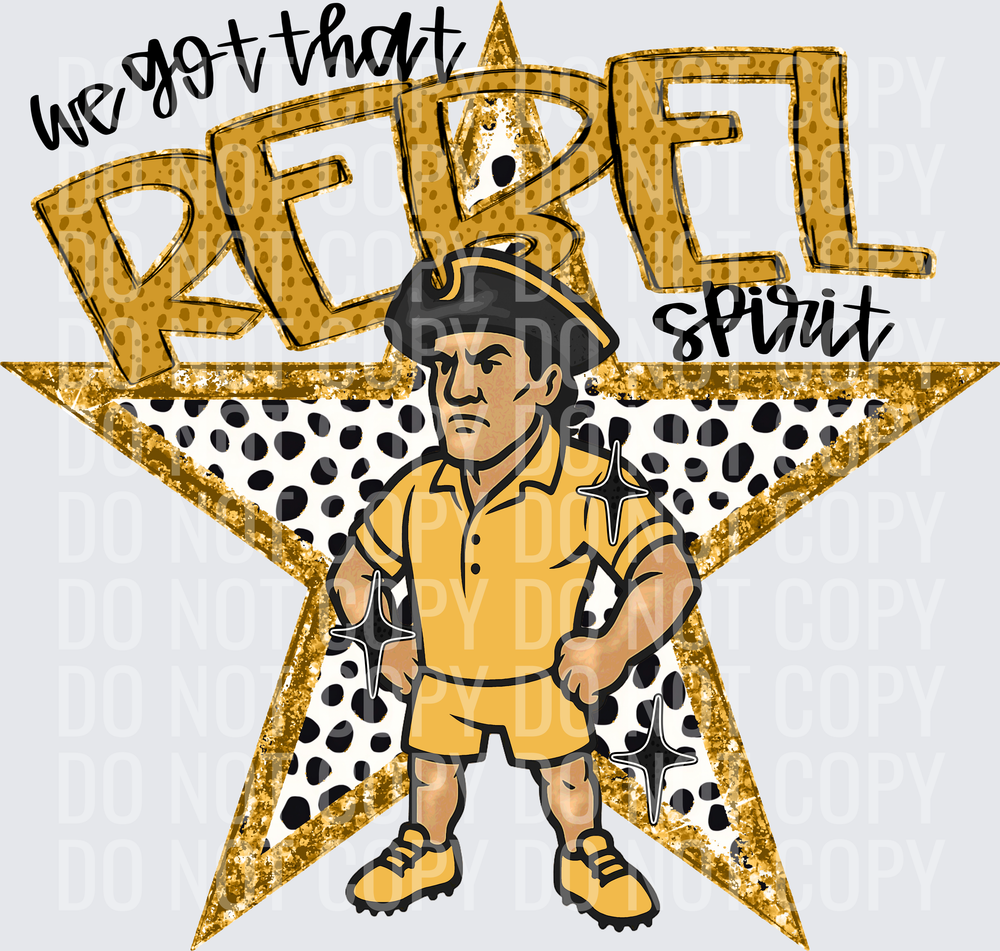 KayndiDesigns 09.26 We Got That Spirit Rebel Gold