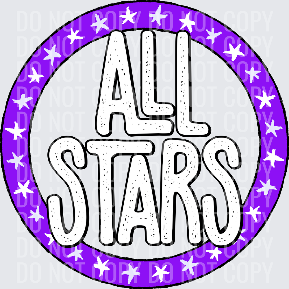 AllstarsStarCircle-PurpleLavenderWhite