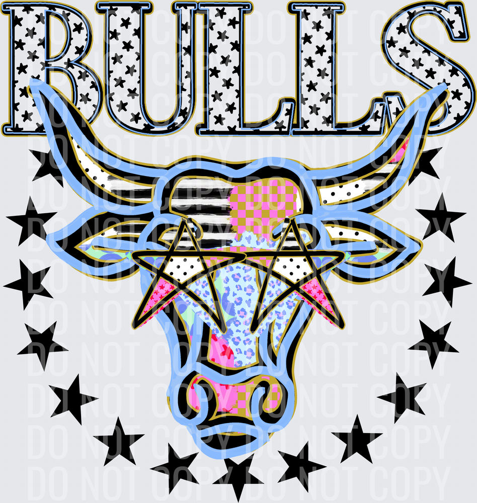 KayndiDesigns 09.26 Patchwork Varisty Stars Bulls 2