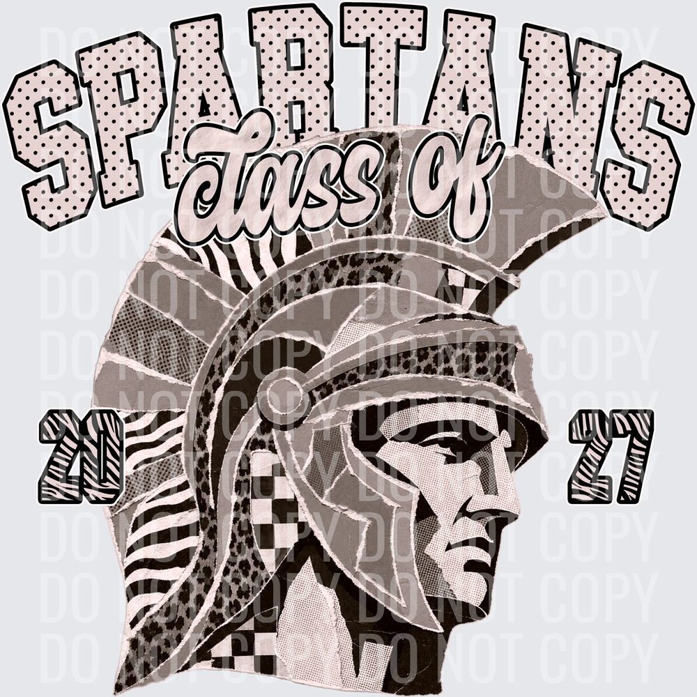 KayndiDesigns 10.26 Class of 2027 Neutral Spartans 2