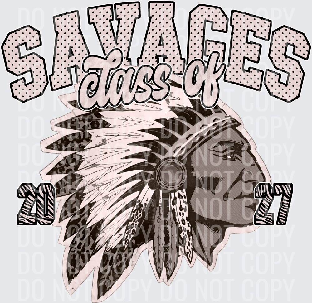 KayndiDesigns 10.26 Class of 2027 Neutral Savages