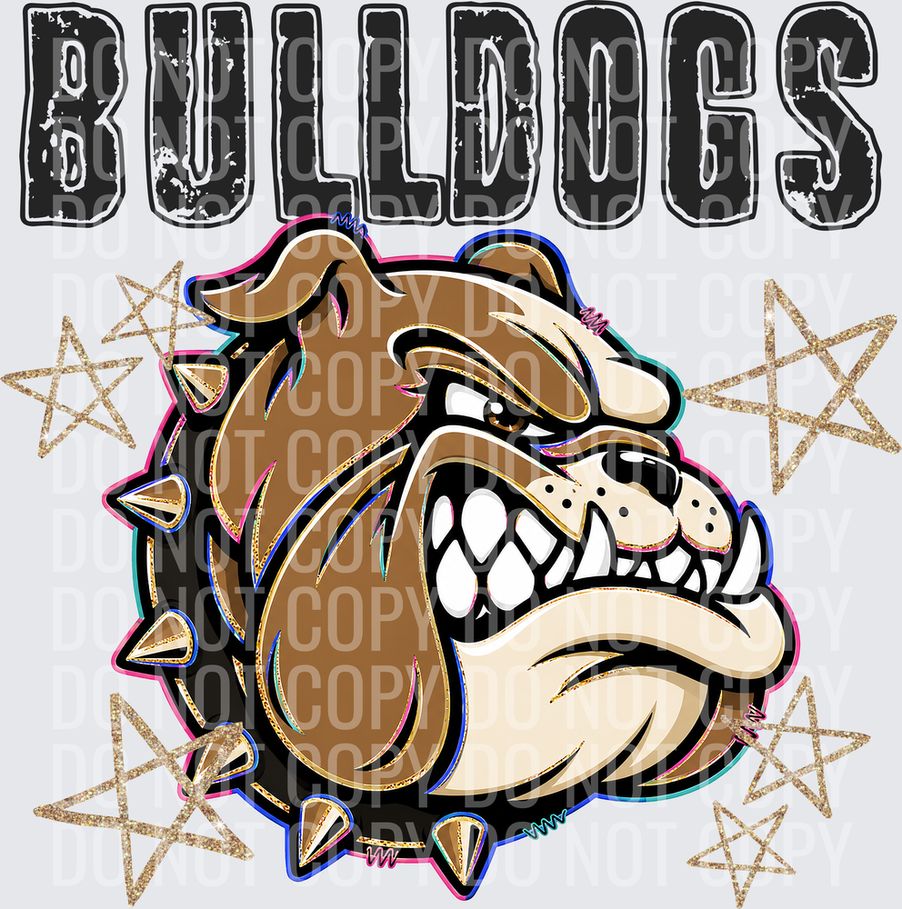 KayndiDesigns 08.26 Grunge Varsity Bulldogs