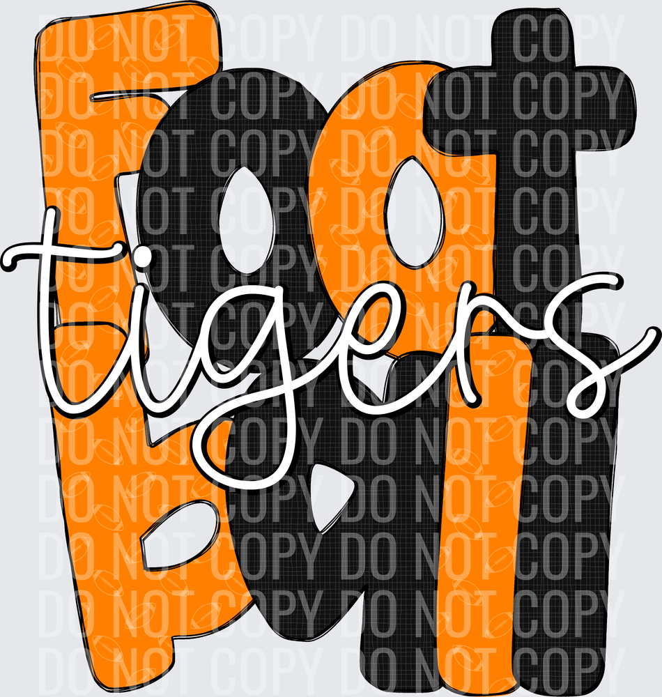 TigersFootballOrangeBlack