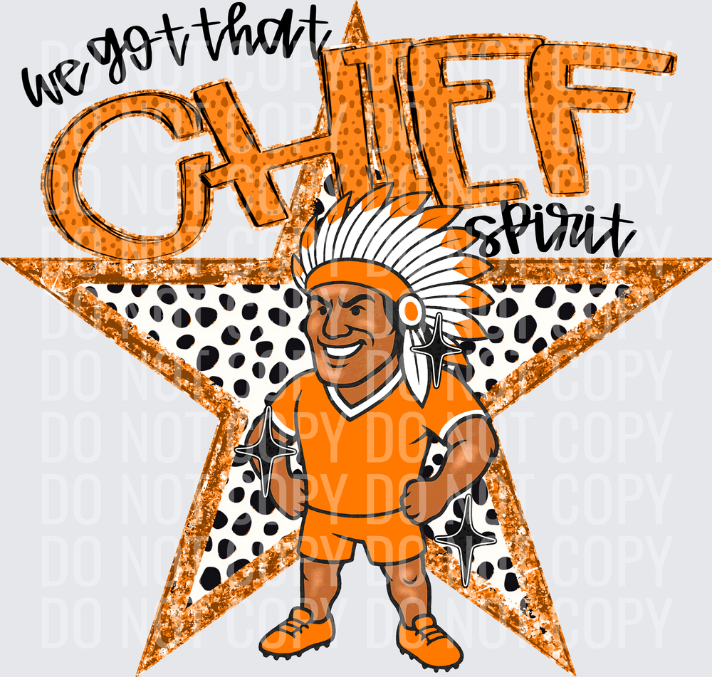 KayndiDesigns 09.26 We Got That Spirit Chief Orange