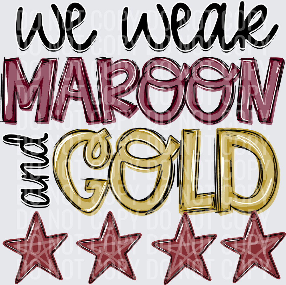 Maroon & Gold