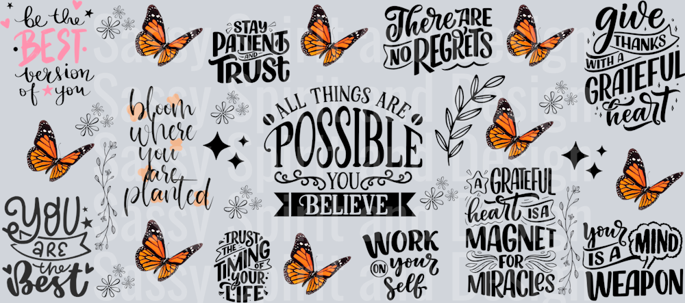 all things are possible cup wrap