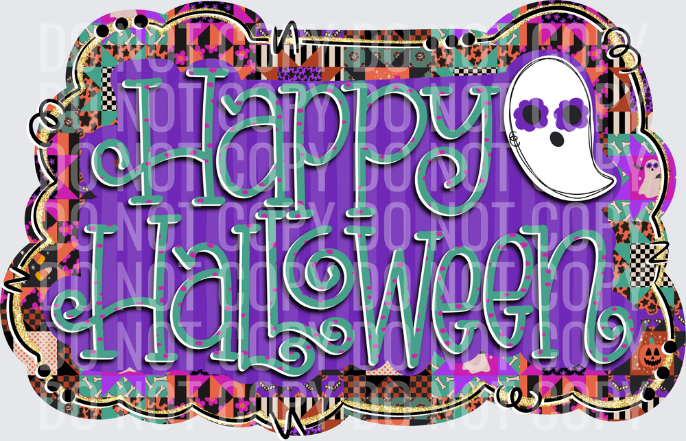Happy Halloween pattern