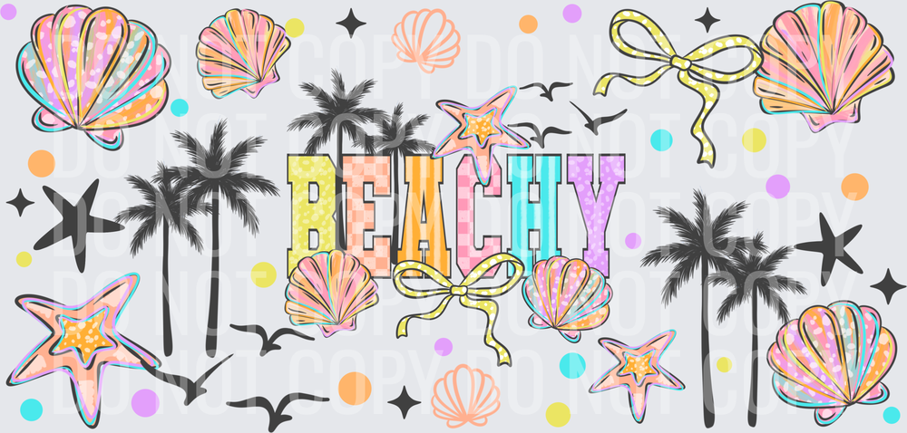 Colorful beachy 16oz wrap