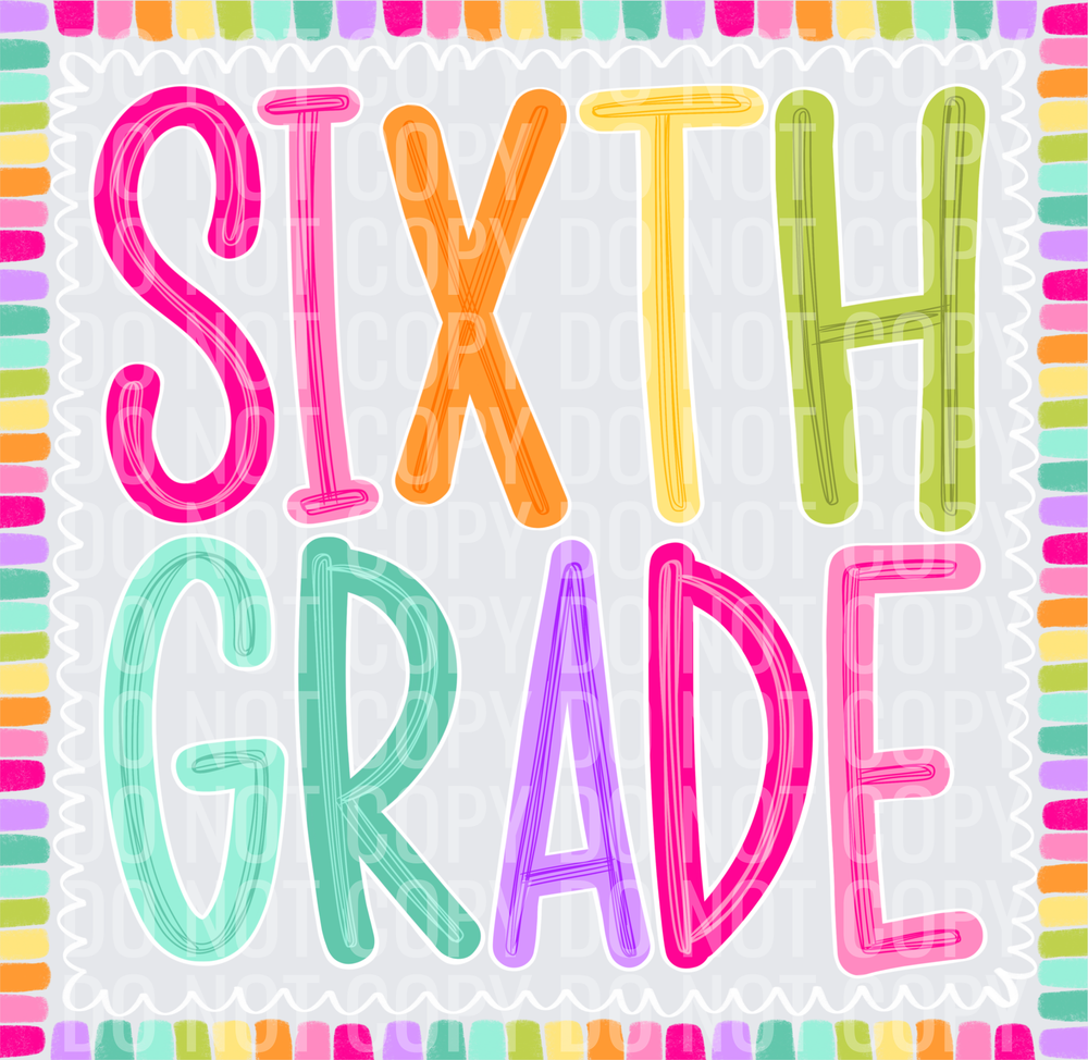 Color pop sixth grade