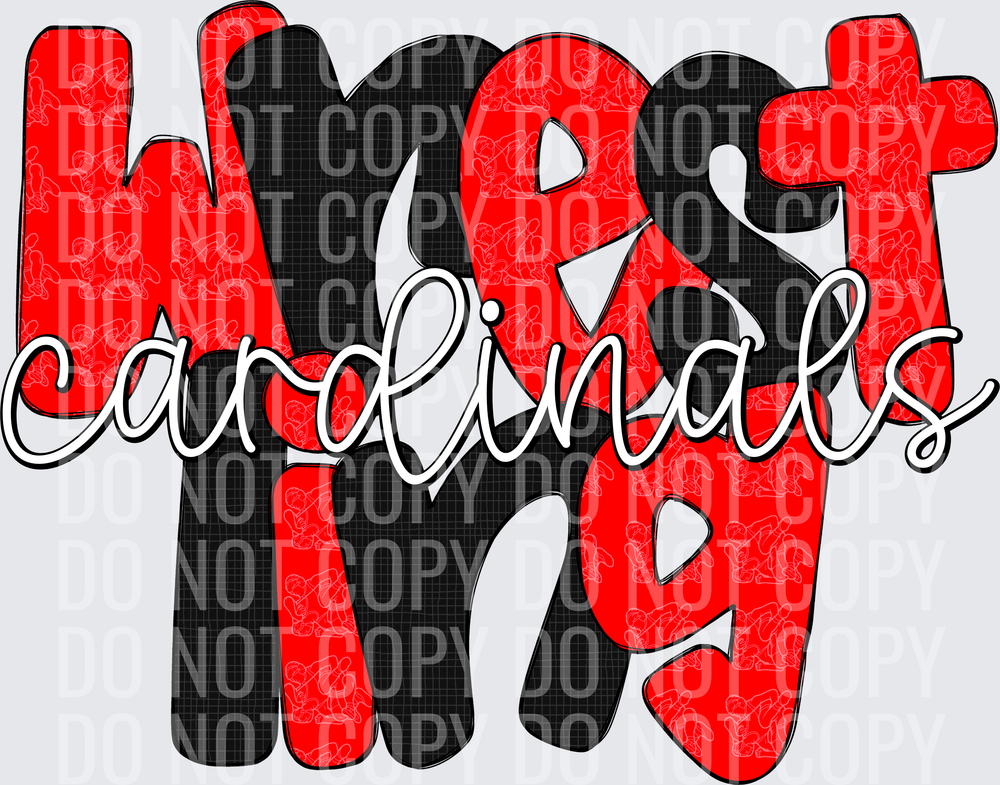CardinalsRedBlack-Wrestling