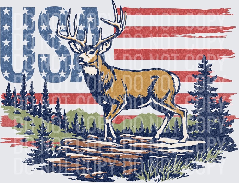 Deer-Hunting-USA-Flag-Whitetail-Buck-Patriotic-Hunting-Distressed