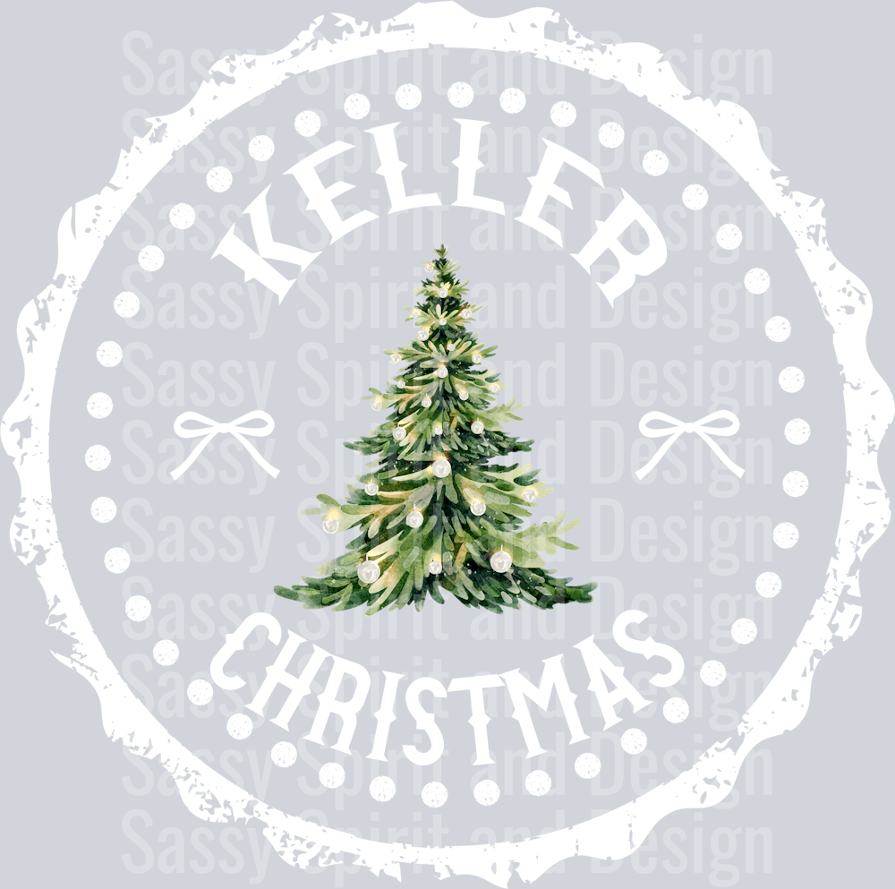 KELLER CHRISTMAS STAMP