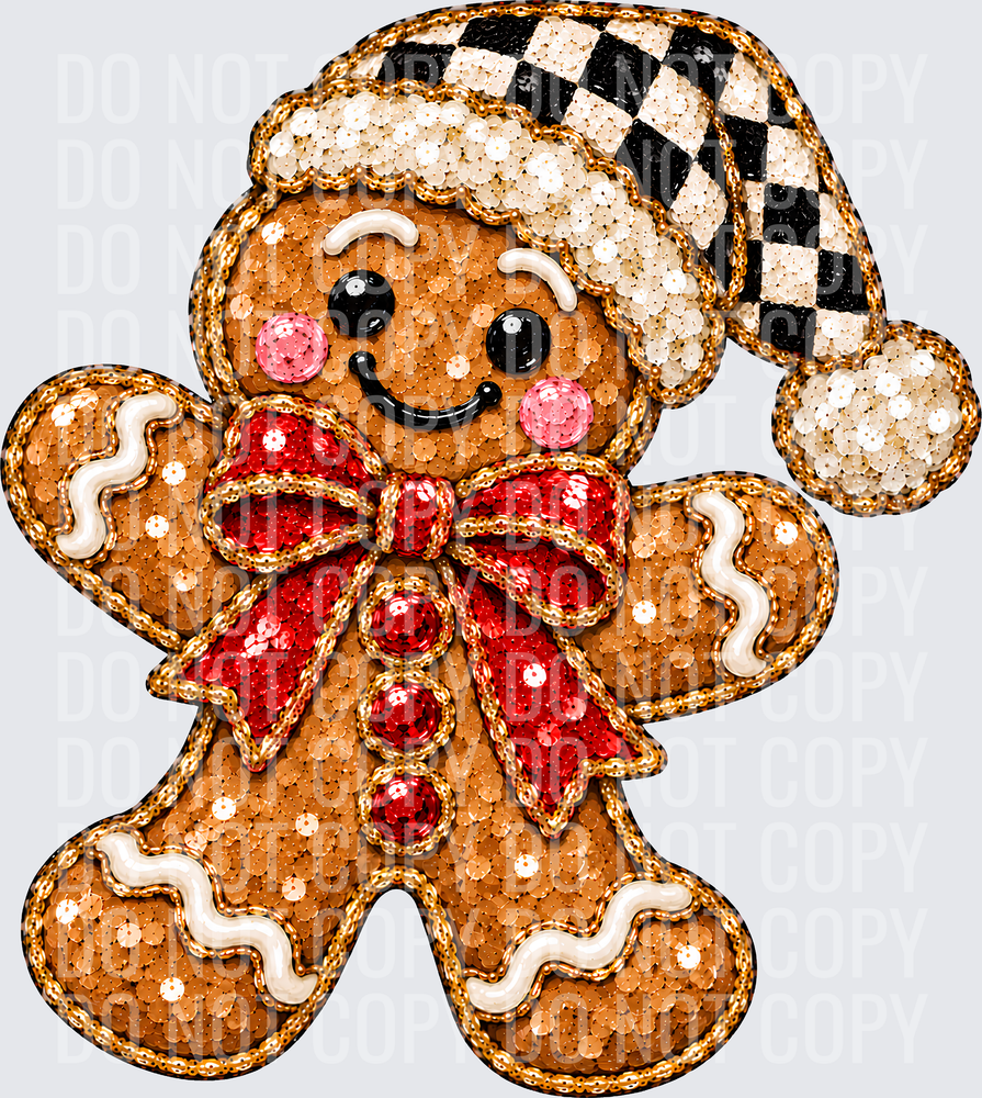 GINGERBREAD SAUX SEQUIN