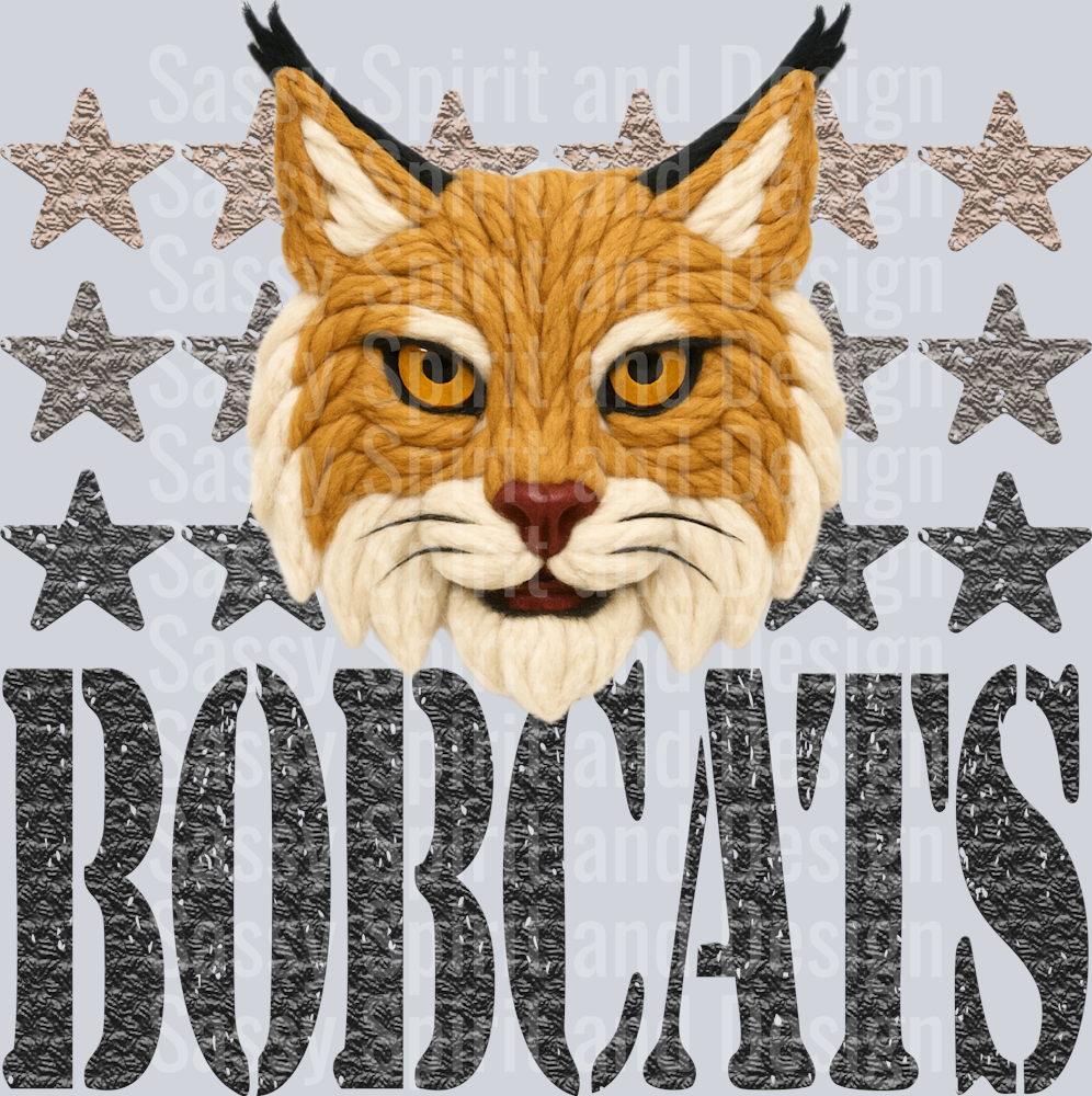 YARN MASCOTS BOBCATS