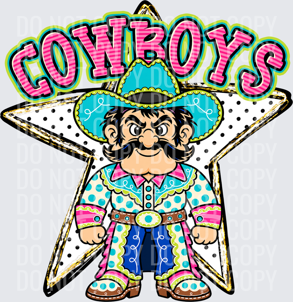 KayndiDesigns 10.26 Pattern Parade Star Cowboys 2