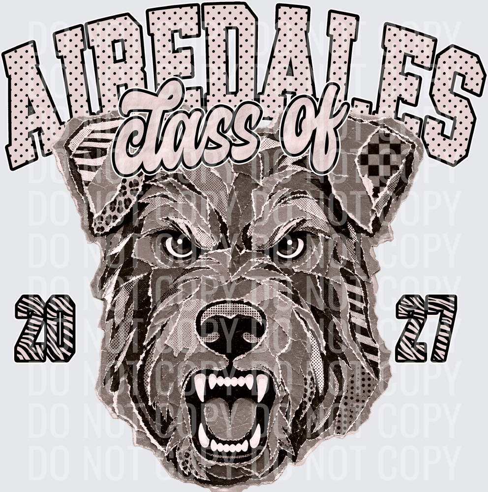 KayndiDesigns 10.26 Class of 2027 Neutral Airedales