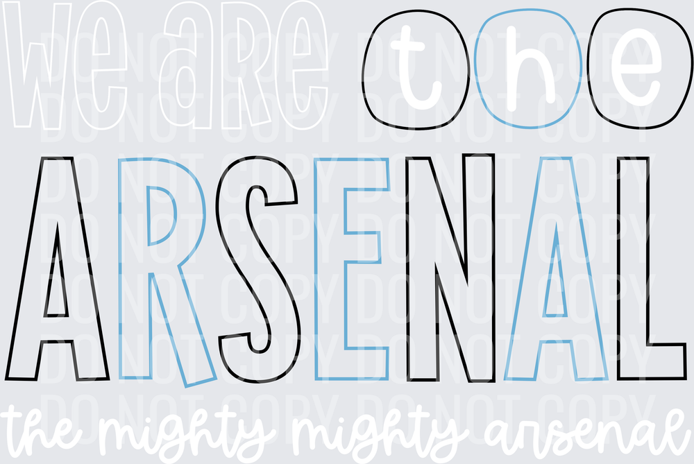 ArsenalBlackCarolinaBlue