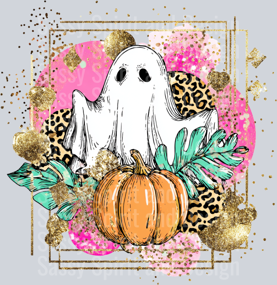 gold abstract ghost 300dpi